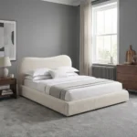 Ameer Boucle Bed Teddy Fabric Bed frame Teddy For Kids - Image 4