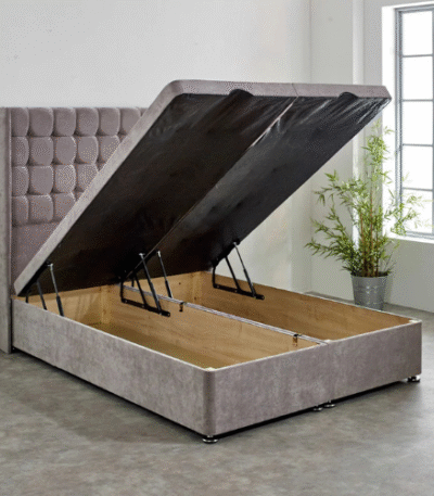 elegant bed design showcasing clean lines and comfort