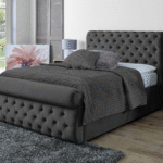 Bespoke Sleigh Bed Frame - Any Fabric