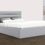 Benny Ottoman Gas Lift Fabric Storage Bed Frame - Image 2