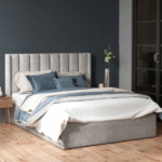 Emilie Ottoman Gas Lift Storage Wing Bed Frame - Image 2