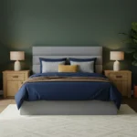 Benny Ottoman Gas Lift Fabric Storage Bed Frame