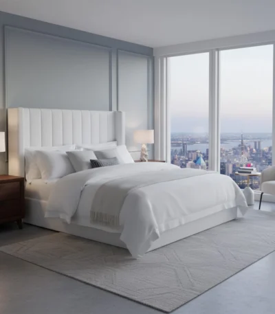 Boucle wing Beds and mattress image 2.webp