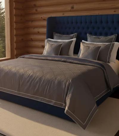 Chesterfield Carter Wingback Bed Frame closeup