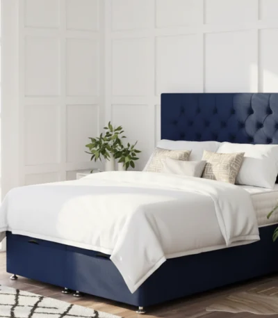 Cross Ottoman Storage Divan Bed Frame 1