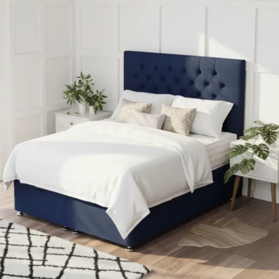 Cross Ottoman Storage Divan Bed Frame 2