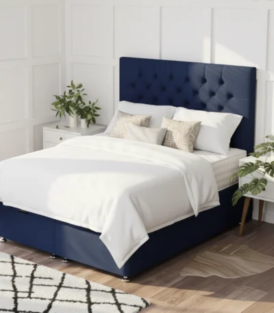 Cross Ottoman Storage Divan Bed Frame 2