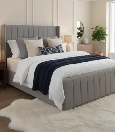 Elisa Ottoman Panel Wing grey