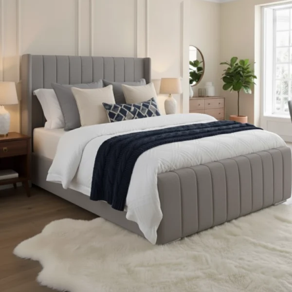 Elisa Ottoman Panel Wing grey
