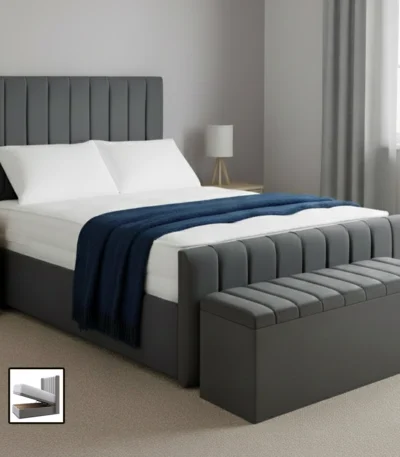 Bed Frame with storage box single double king super king