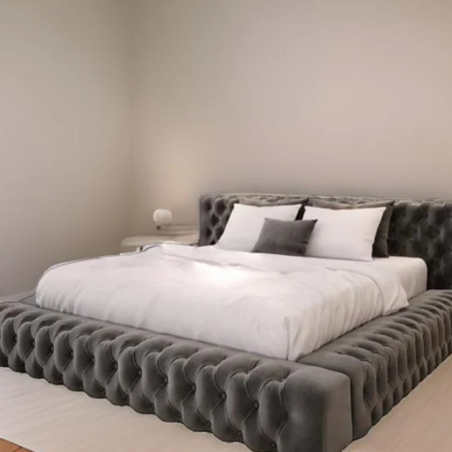 Park Lane Low Head Bed with Mattress Included - Gas lift option