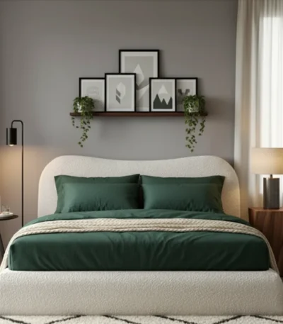 green teddy bed for kids