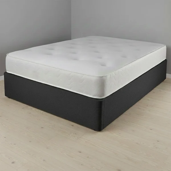 person sleeping comfortably on supportive mattress for back pain relief