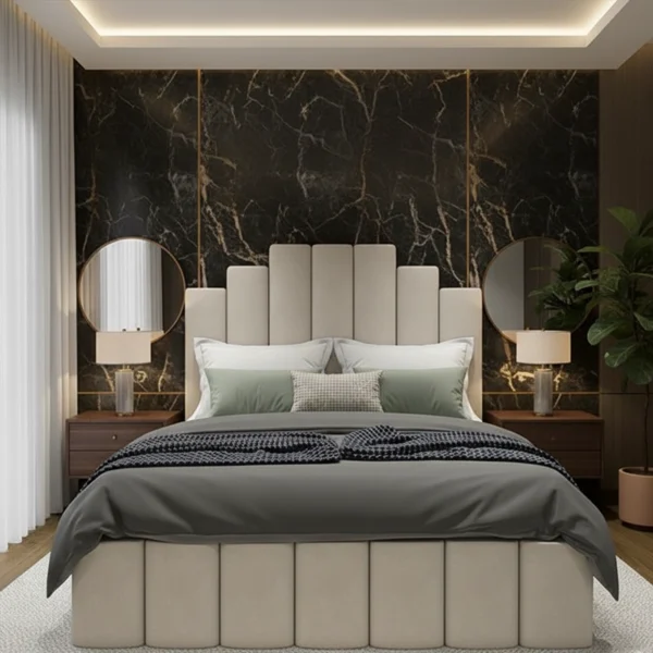 beds and mattress virtical line