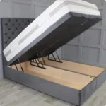 stylish bed design featuring modern aesthetics and cozy appeal