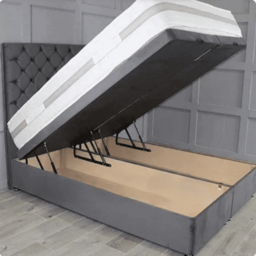 stylish bed design featuring modern aesthetics and cozy appeal