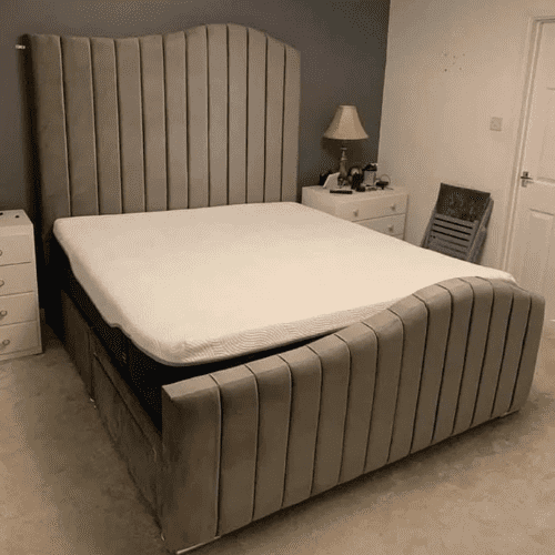Wave Line Fabric Bed frame - Image 1
