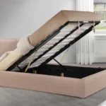 Ottoman Gas Lift Storage Fabric Bed