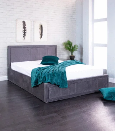 Fabric Storage Bed