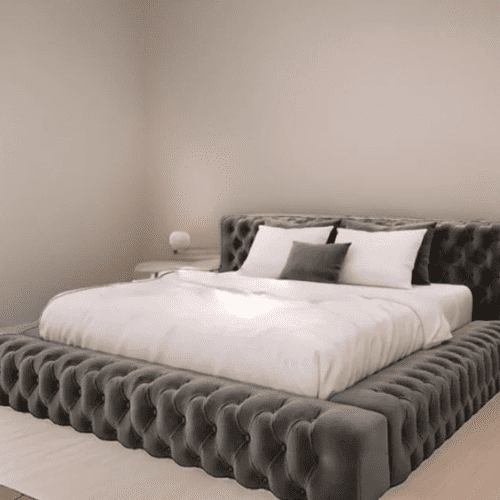 d-1.png Park Lane Low Head Bed - Gas lift Bed Frame - Image 1