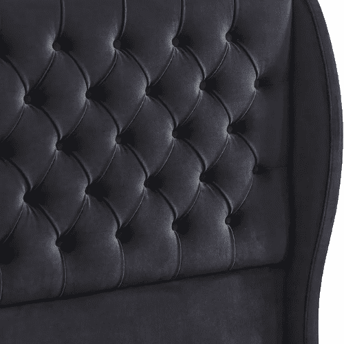 Oxford wing Bed Modern Upholstered Tufted Bed Frame - Image 2