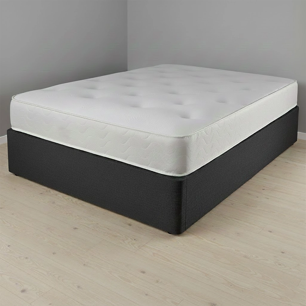 person sleeping comfortably on supportive mattress for back pain relief